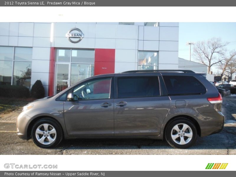 Predawn Gray Mica / Bisque 2012 Toyota Sienna LE