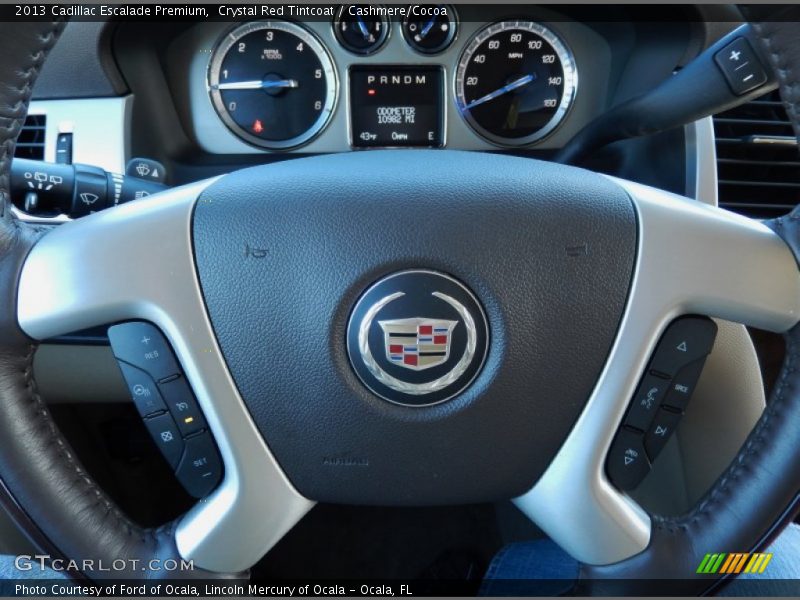 Crystal Red Tintcoat / Cashmere/Cocoa 2013 Cadillac Escalade Premium