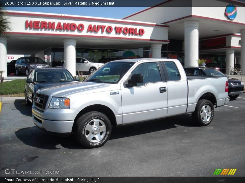 Silver Metallic / Medium Flint 2006 Ford F150 XLT SuperCab