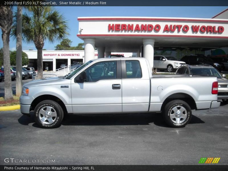 Silver Metallic / Medium Flint 2006 Ford F150 XLT SuperCab
