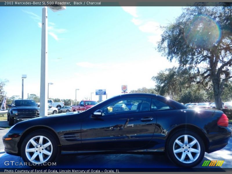 Black / Charcoal 2003 Mercedes-Benz SL 500 Roadster
