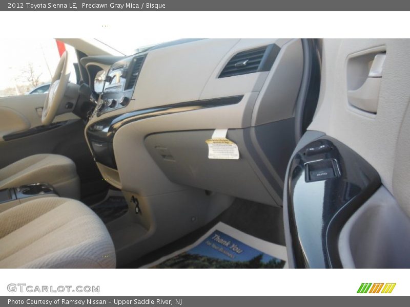 Predawn Gray Mica / Bisque 2012 Toyota Sienna LE