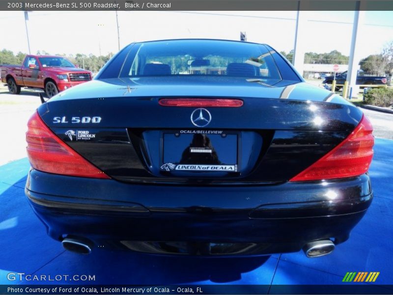 Black / Charcoal 2003 Mercedes-Benz SL 500 Roadster
