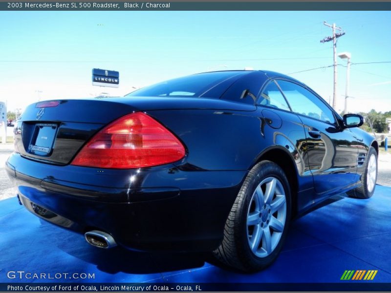 Black / Charcoal 2003 Mercedes-Benz SL 500 Roadster