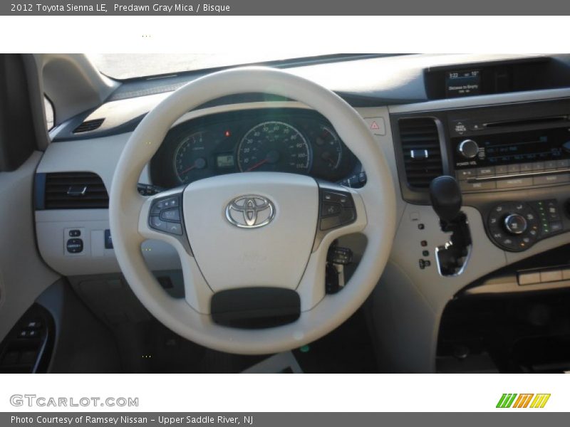 Predawn Gray Mica / Bisque 2012 Toyota Sienna LE