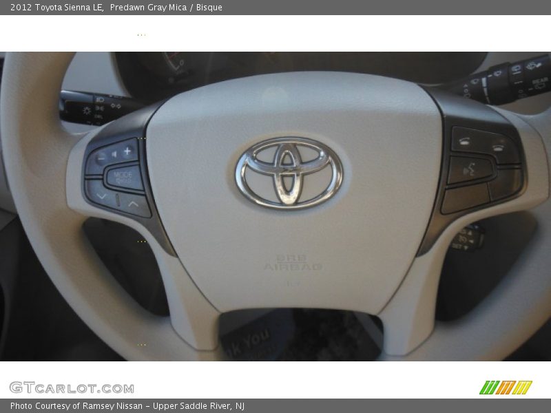 Predawn Gray Mica / Bisque 2012 Toyota Sienna LE