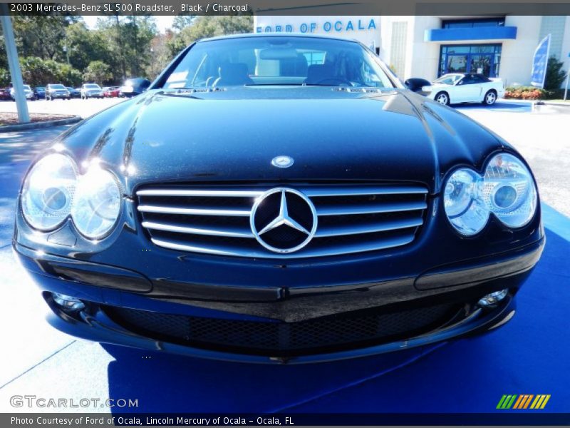 Black / Charcoal 2003 Mercedes-Benz SL 500 Roadster