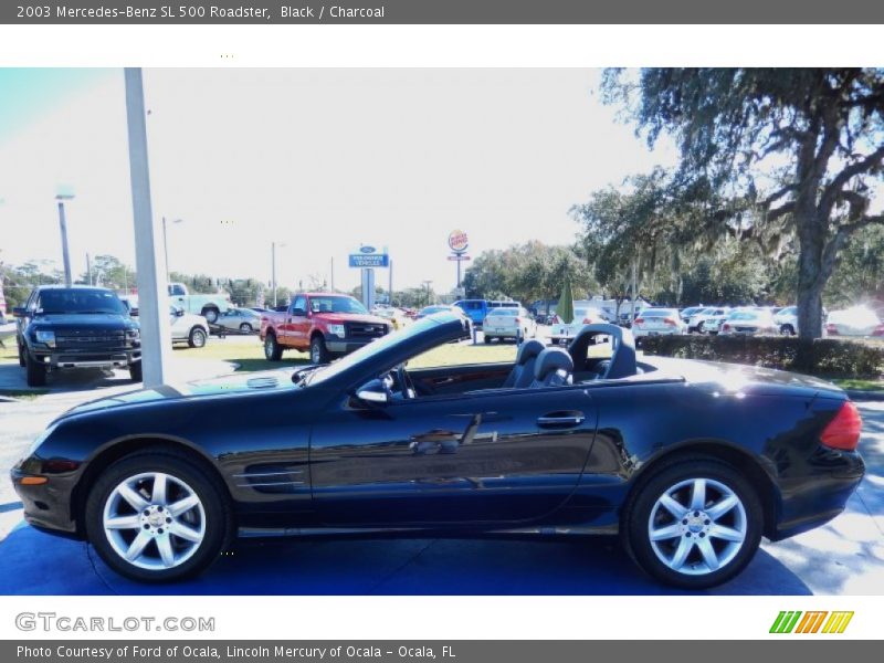 Black / Charcoal 2003 Mercedes-Benz SL 500 Roadster