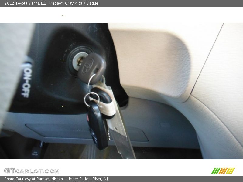 Predawn Gray Mica / Bisque 2012 Toyota Sienna LE