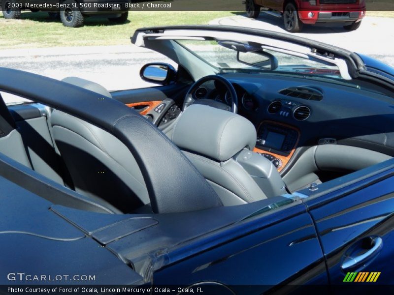 Black / Charcoal 2003 Mercedes-Benz SL 500 Roadster