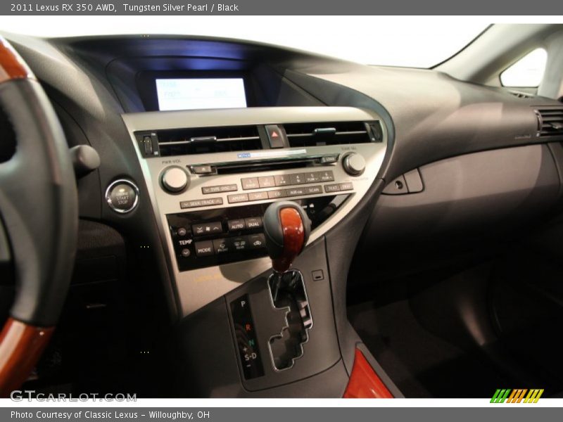 Tungsten Silver Pearl / Black 2011 Lexus RX 350 AWD
