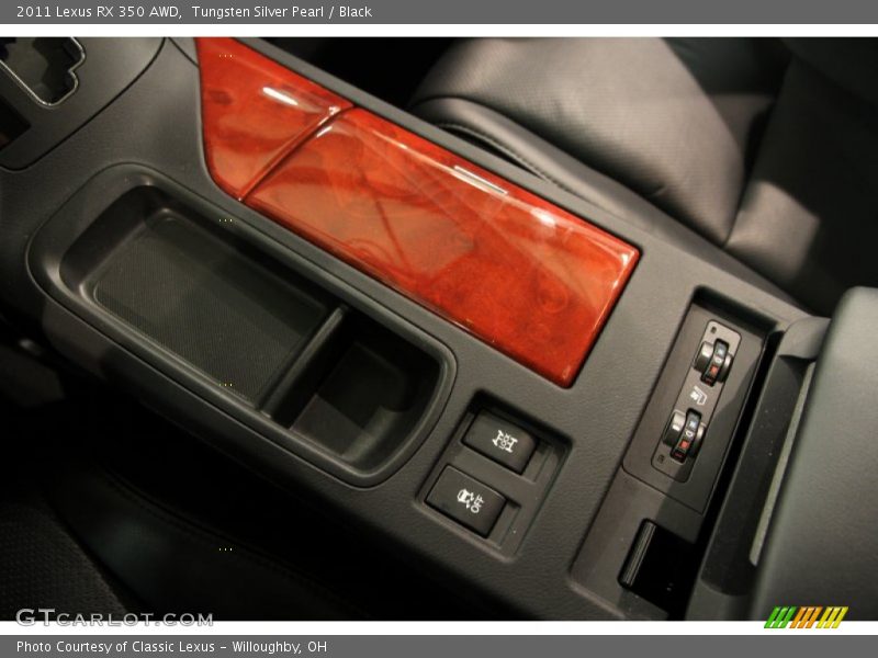 Tungsten Silver Pearl / Black 2011 Lexus RX 350 AWD