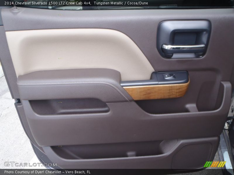 Tungsten Metallic / Cocoa/Dune 2014 Chevrolet Silverado 1500 LTZ Crew Cab 4x4