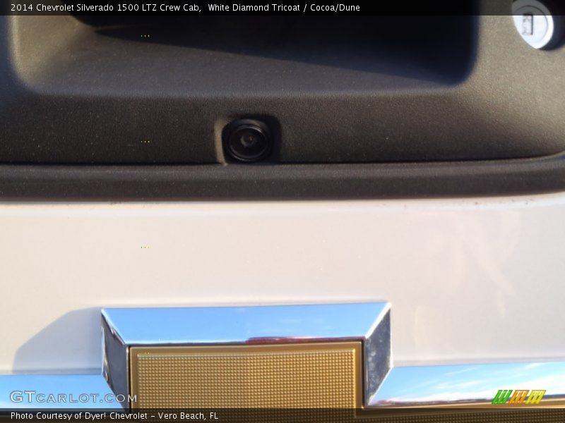 White Diamond Tricoat / Cocoa/Dune 2014 Chevrolet Silverado 1500 LTZ Crew Cab