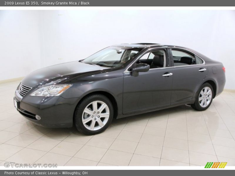 Smokey Granite Mica / Black 2009 Lexus ES 350