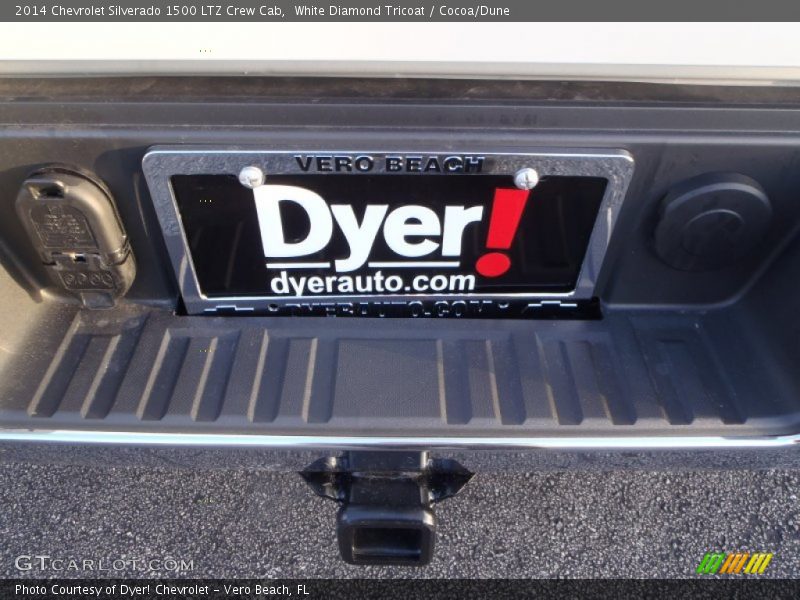 White Diamond Tricoat / Cocoa/Dune 2014 Chevrolet Silverado 1500 LTZ Crew Cab