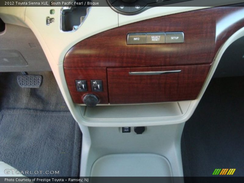South Pacific Pearl / Bisque 2012 Toyota Sienna XLE