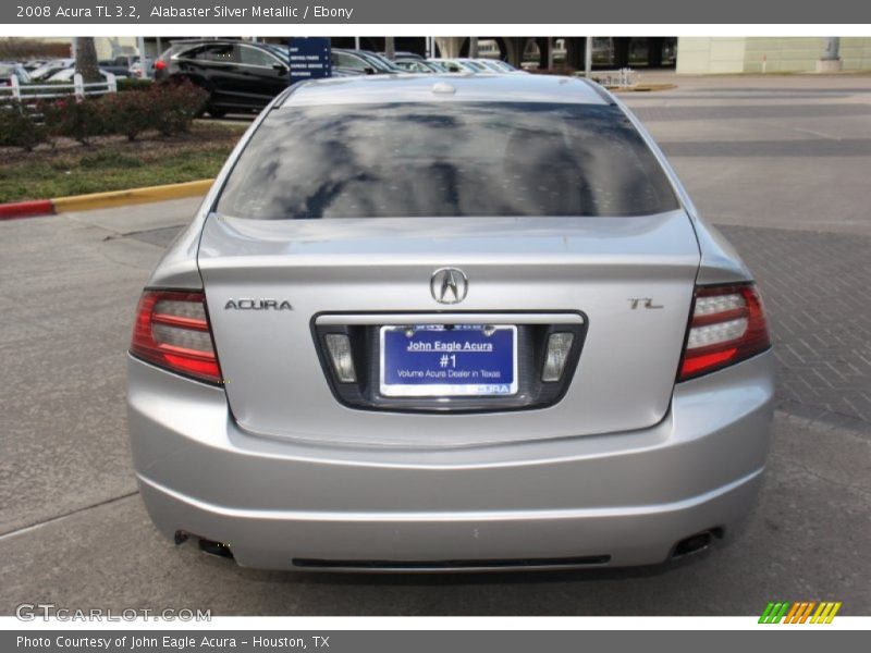 Alabaster Silver Metallic / Ebony 2008 Acura TL 3.2