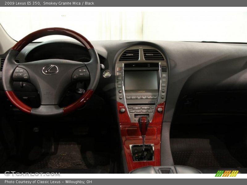 Smokey Granite Mica / Black 2009 Lexus ES 350