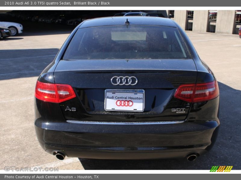 Brilliant Black / Black 2010 Audi A6 3.0 TFSI quattro Sedan