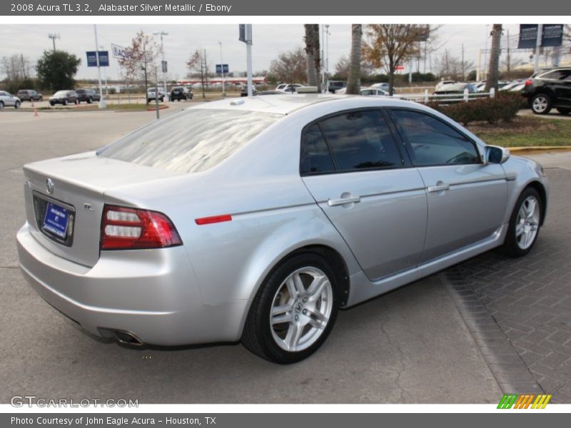 Alabaster Silver Metallic / Ebony 2008 Acura TL 3.2