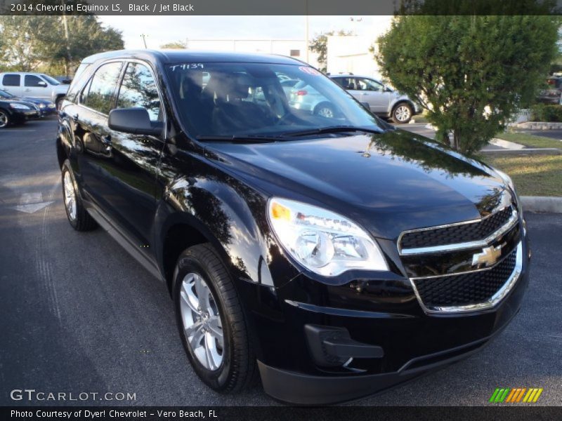 Black / Jet Black 2014 Chevrolet Equinox LS