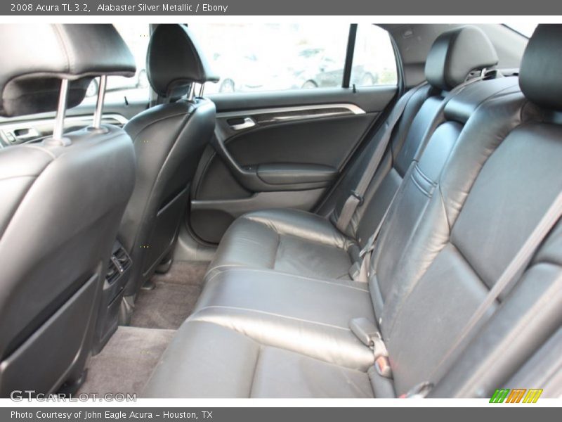 Alabaster Silver Metallic / Ebony 2008 Acura TL 3.2
