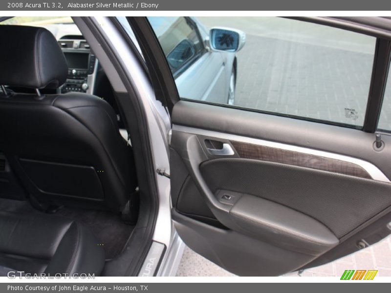 Alabaster Silver Metallic / Ebony 2008 Acura TL 3.2