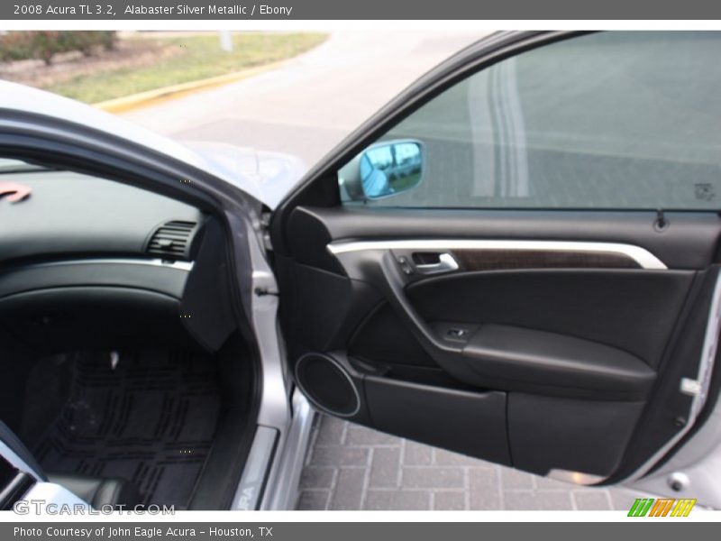 Alabaster Silver Metallic / Ebony 2008 Acura TL 3.2
