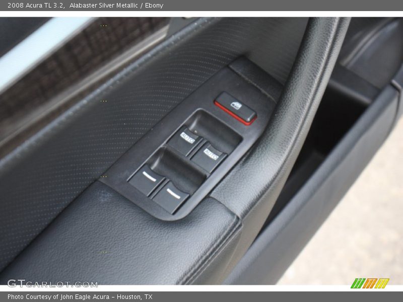 Alabaster Silver Metallic / Ebony 2008 Acura TL 3.2