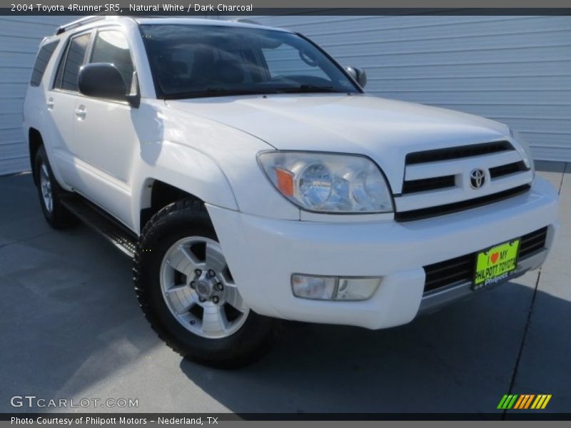 Natural White / Dark Charcoal 2004 Toyota 4Runner SR5