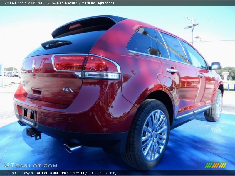 Ruby Red Metallic / Medium Light Stone 2014 Lincoln MKX FWD