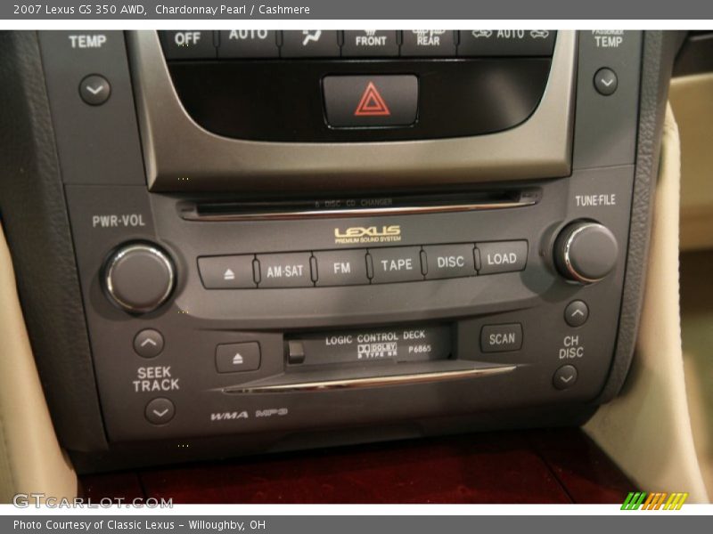 Chardonnay Pearl / Cashmere 2007 Lexus GS 350 AWD