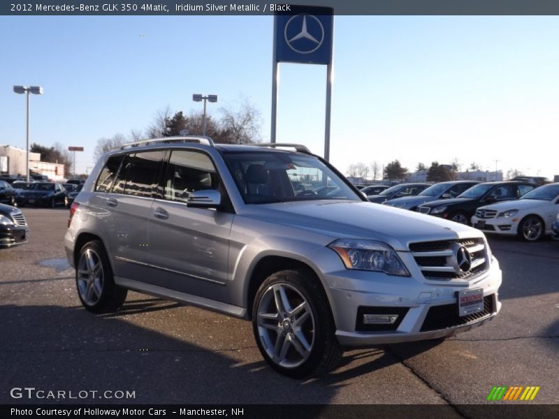 Iridium Silver Metallic / Black 2012 Mercedes-Benz GLK 350 4Matic
