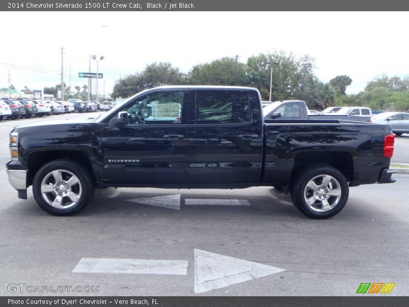 Black / Jet Black 2014 Chevrolet Silverado 1500 LT Crew Cab