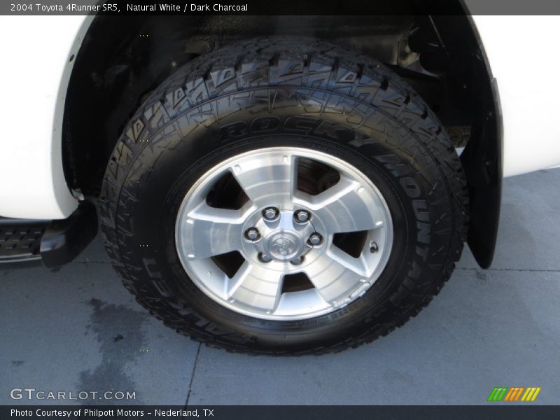 Natural White / Dark Charcoal 2004 Toyota 4Runner SR5