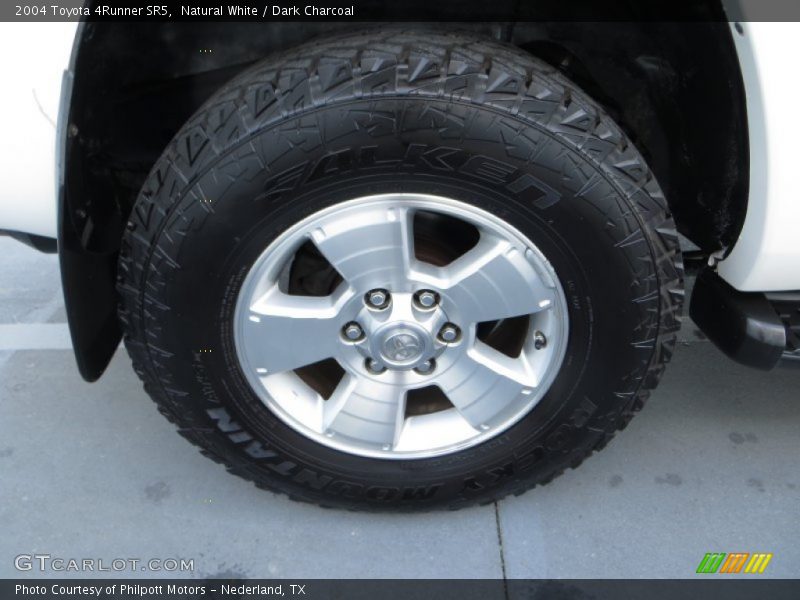 Natural White / Dark Charcoal 2004 Toyota 4Runner SR5