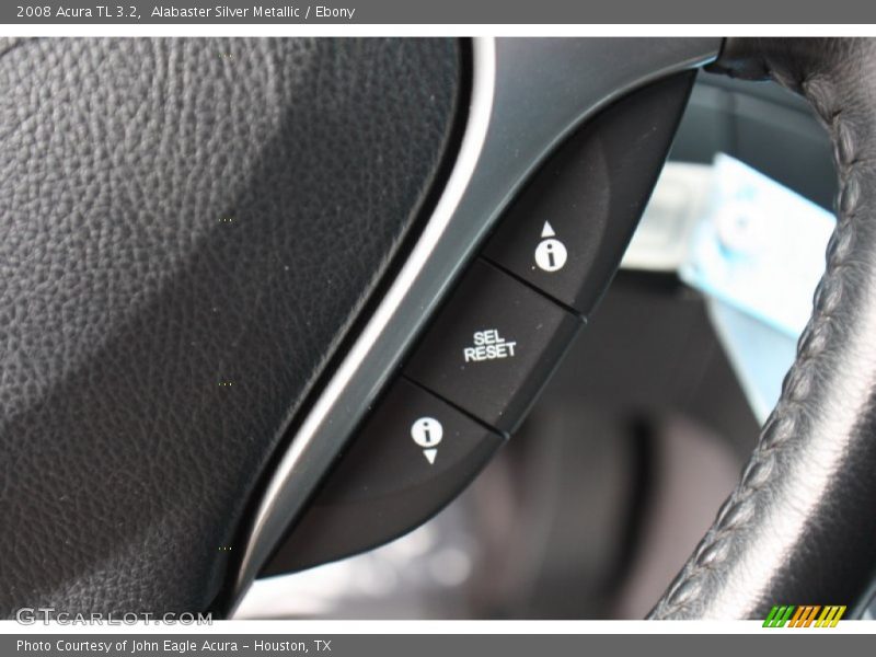 Alabaster Silver Metallic / Ebony 2008 Acura TL 3.2