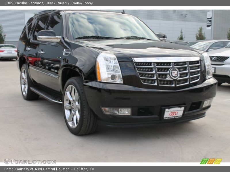 Black Raven / Ebony/Ebony 2009 Cadillac Escalade