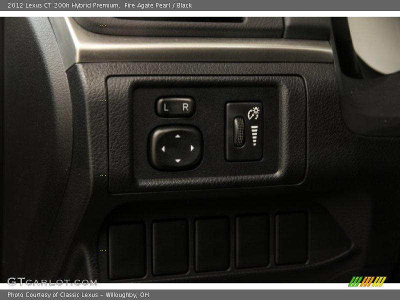 Fire Agate Pearl / Black 2012 Lexus CT 200h Hybrid Premium