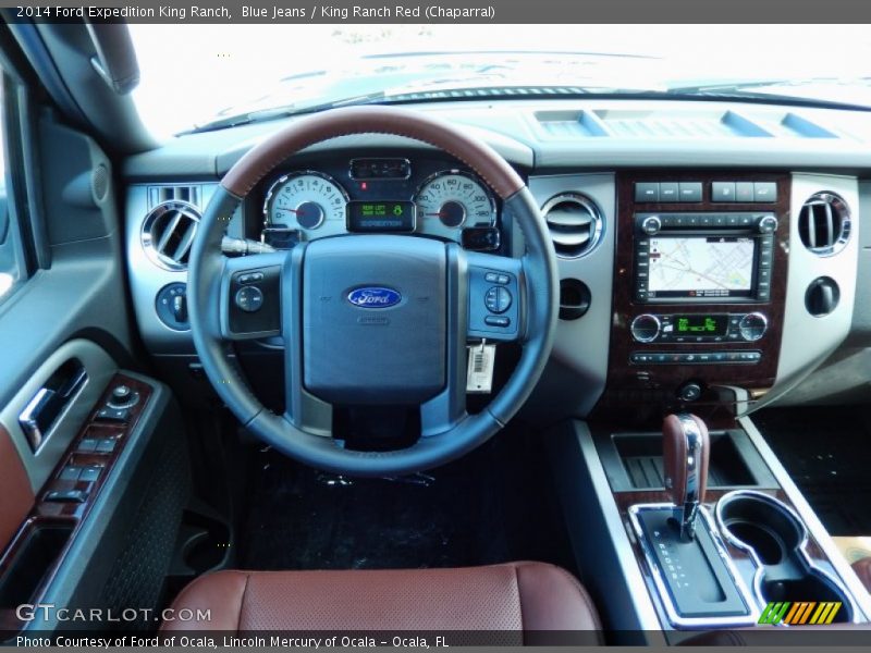 Dashboard of 2014 Expedition King Ranch