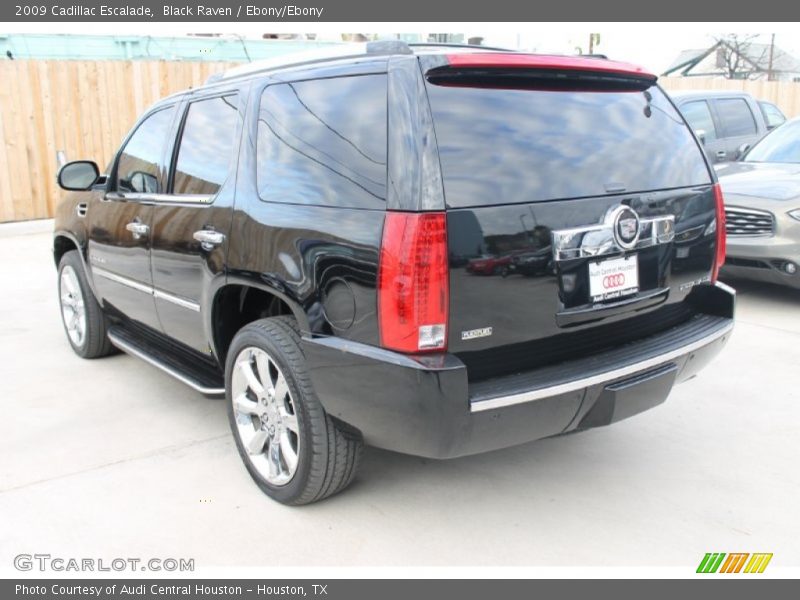 Black Raven / Ebony/Ebony 2009 Cadillac Escalade