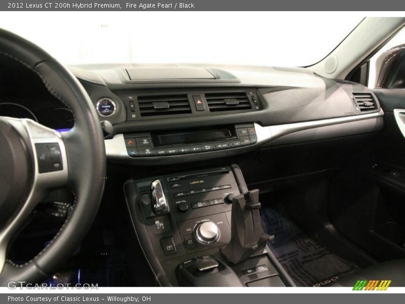 Fire Agate Pearl / Black 2012 Lexus CT 200h Hybrid Premium