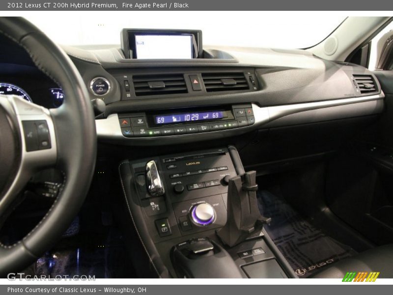 Fire Agate Pearl / Black 2012 Lexus CT 200h Hybrid Premium
