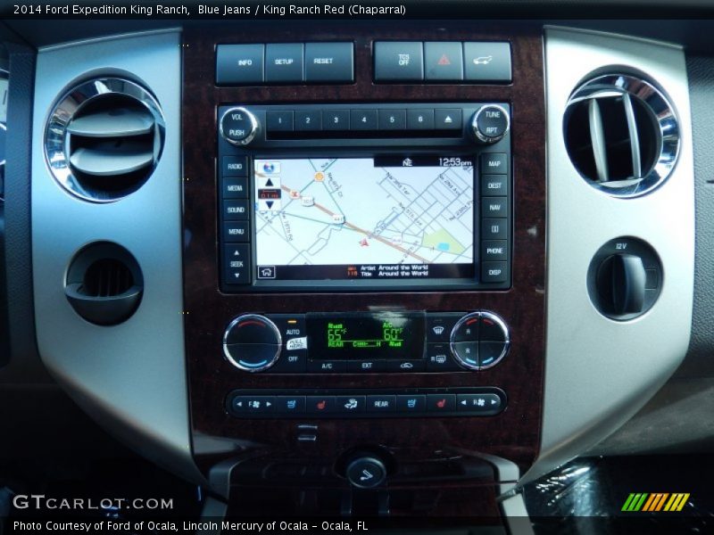 Blue Jeans / King Ranch Red (Chaparral) 2014 Ford Expedition King Ranch
