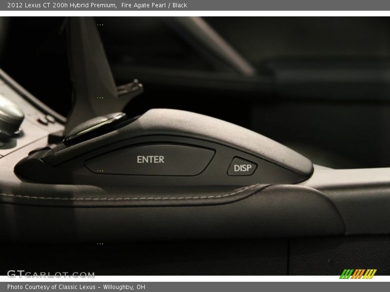 Fire Agate Pearl / Black 2012 Lexus CT 200h Hybrid Premium