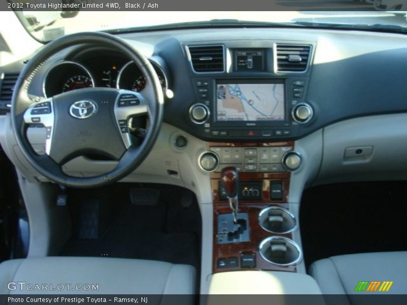 Black / Ash 2012 Toyota Highlander Limited 4WD