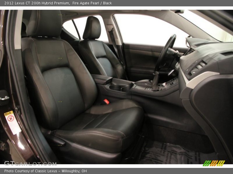Fire Agate Pearl / Black 2012 Lexus CT 200h Hybrid Premium