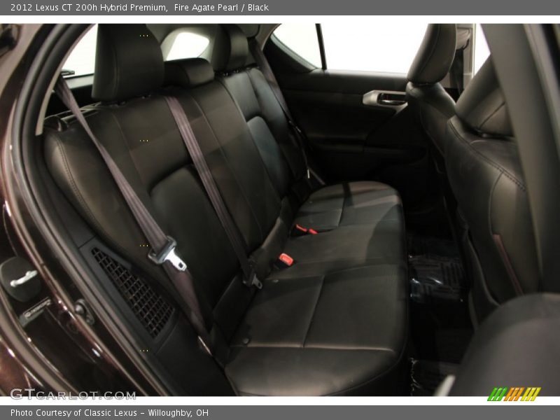 Fire Agate Pearl / Black 2012 Lexus CT 200h Hybrid Premium