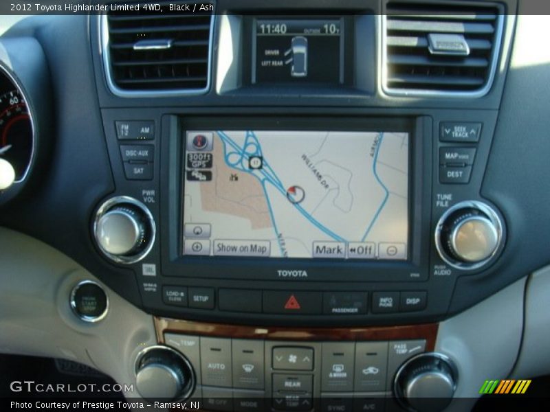 Black / Ash 2012 Toyota Highlander Limited 4WD